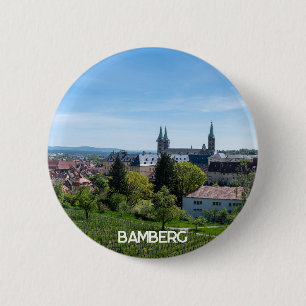 Panorama från den gamla historiska staden Bamberg, Knapp