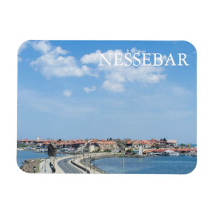 Panorama från Gamla Nessebar. Bulgarien Magnet