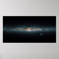 Panorama från Milkyway Galaxy som togs 2018