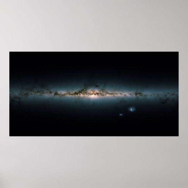 Panorama från Milkyway Galaxy som togs 2018 Poster (Framsidan)