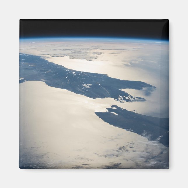 Panorama från rymdmarkering Cook Strait Magnet (Framsidan)