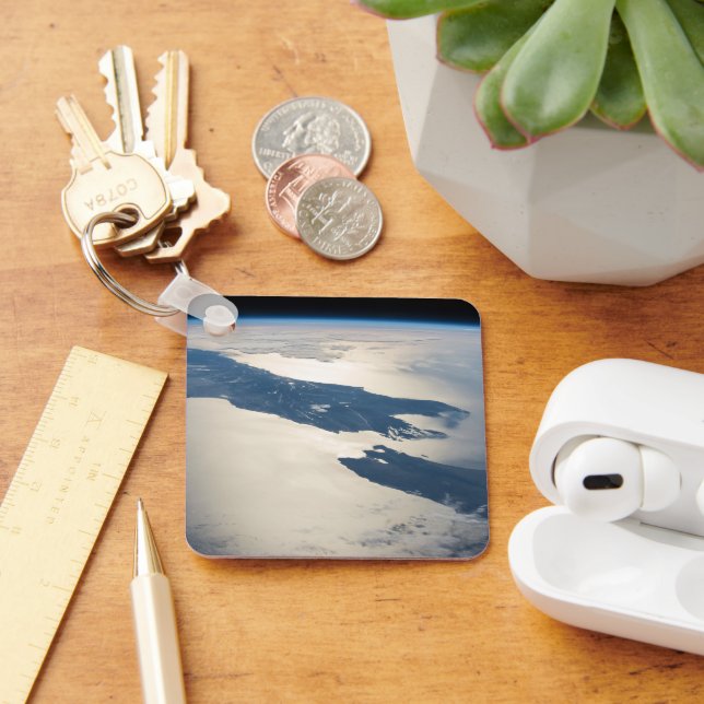 Panorama från rymdmarkering Cook Strait Nyckelring (Skrivbord)