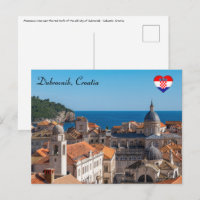 Panorama från staden Dubrovnik - Kroatien