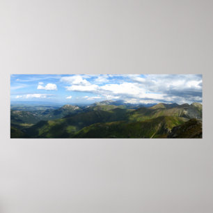 Panorama från Wolowiec, Tatras Poster