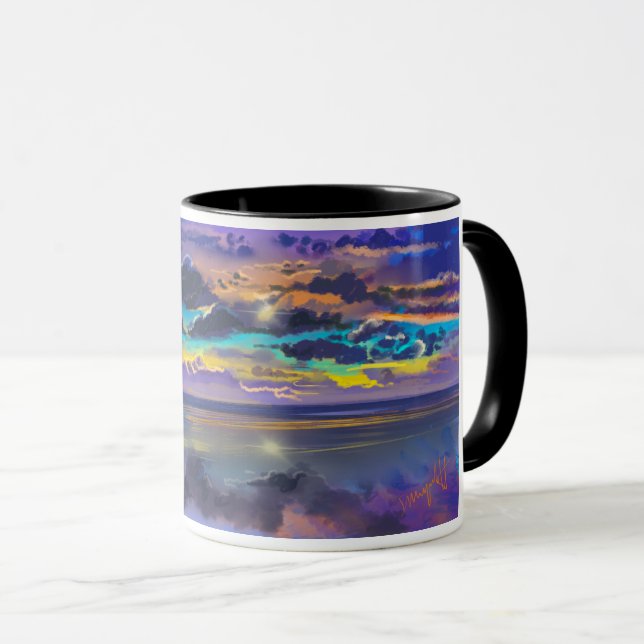 Panorama Hand Painting Himlar Mugg (Framsida höger)