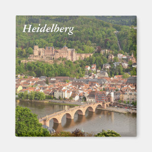 Panorama- Heidelberg beskådar Magnet
