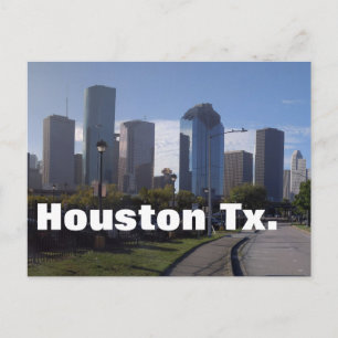 (Panorama-) Houston Texas horisont, Vykort