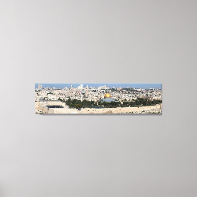 Panorama Jerusalem City Canvas (Framsida)