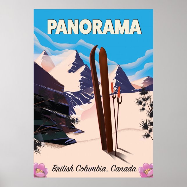 Panorama Kanada resaffisch Poster (Framsidan)