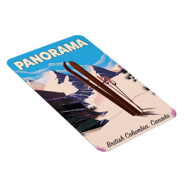Panorama Kanada reseskylt Magnet (Högersidan)