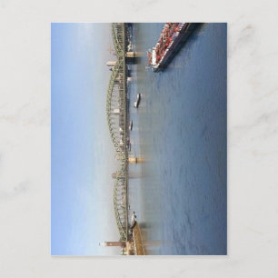 Panorama Köln , Tyskland. Visa från Deutzer Br?c Vykort