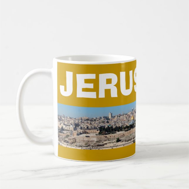 Panorama- mugg för JERUSALEM* (Vänster)