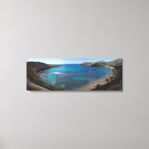 Panorama- Oahu hav Canvastryck