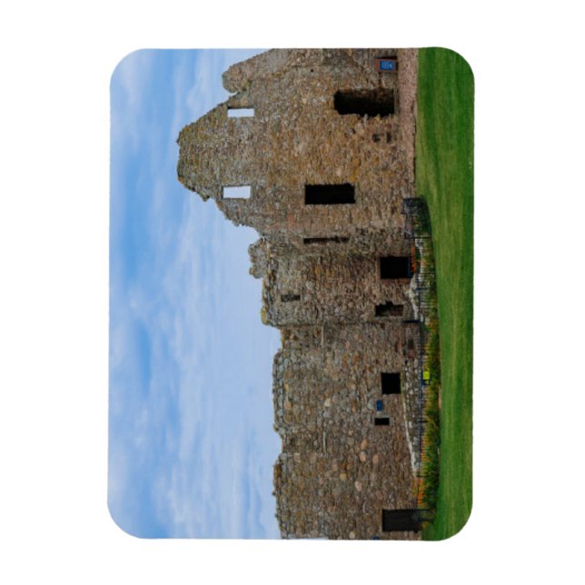 Panorama of Dunnottar castle in Aberdeenshire, Sco Magnet (Vertikal)