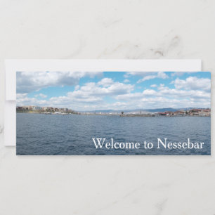 Panorama of Nesebur City, Bulgarien Inbjudningar