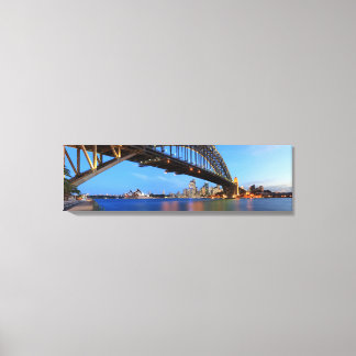 Panorama of Sydney Harbor Bridge, Sydney Opera Canvastryck