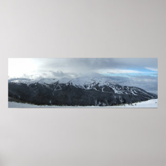Panorama of Whistlers Symphony and Harmony Area Poster