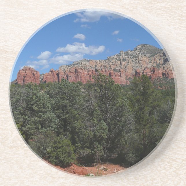 Panorama över röda klippor i Sedona Arizona Underlägg (Framsidan)