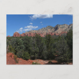 Panorama över röda klippor i Sedona Arizona Vykort