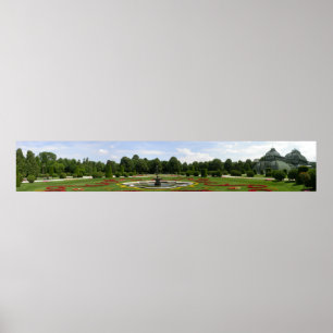 Panorama Palmenhaus i Schönbrunn-parken Poster