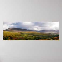 Panorama Poster från skotska högländer