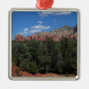 Panorama Red Sten i Sedona Arizona Julgransprydnad Metall