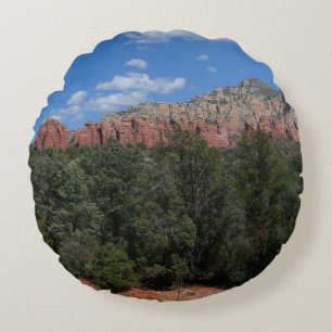 Panorama Red Sten i Sedona Arizona Rund Kudde
