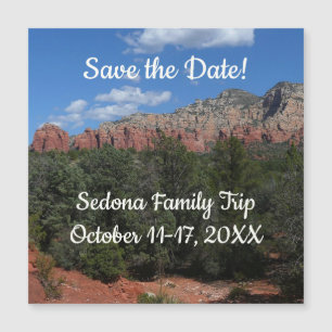Panorama Red Sten i Sedona Spara datumet