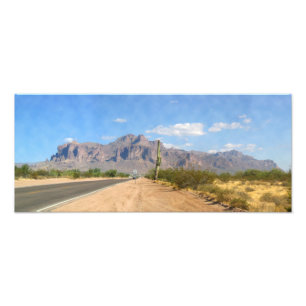 Panorama- Superstitionberg - Fototryck