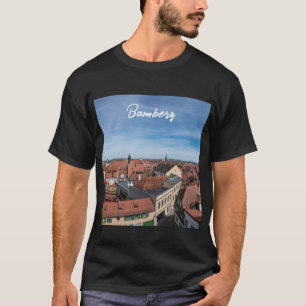 Panorama-vy från den gamla staden uppifrån i Bambe T Shirt