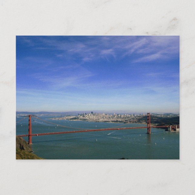 Panorama- vykort för guld- grind (Framsida)