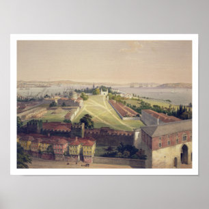 Panoramat av Constantinople, pläterar 22 från 'Aya Poster