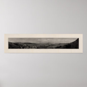 Panoramat från tvilling- nå en höjdpunkt poster