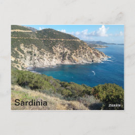 Panoramatisk syn på Sardinien Vykort