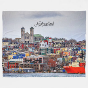 Panoramfotografi av Newfoundland Fleecefilt