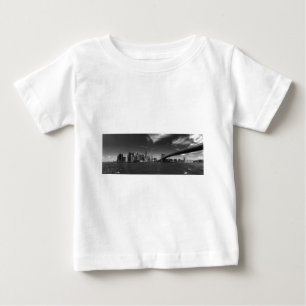 Panoramic Black White Brooklyn T Shirt