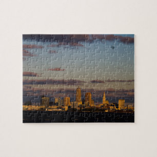 Panoramic Cleveland Skyline Pussel