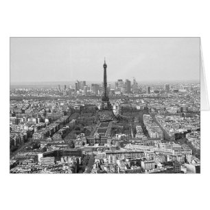 Panoramic Eiffel Torn Hälsningskort