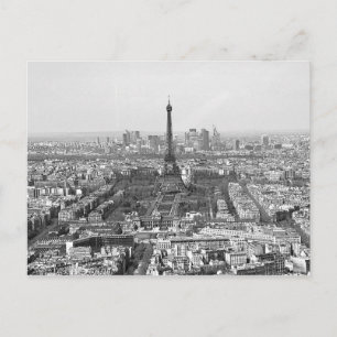 Panoramic Eiffel Torn Vykort