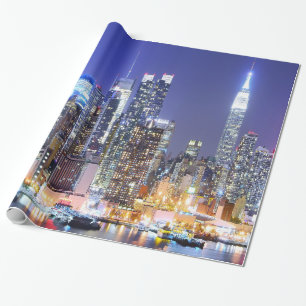 Panoramic Manhattan Presentpapper