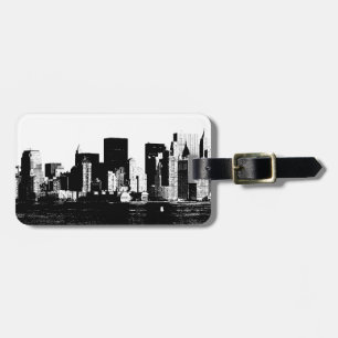 Panoramic New York City Luggage Tag Bagagebricka