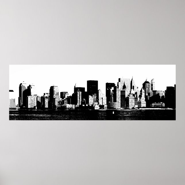 Panoramic New York City Poster (Framsidan)