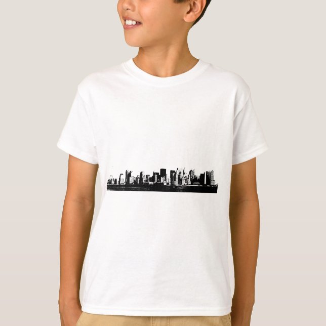 Panoramic New York City Tee Shirt (Framsida)
