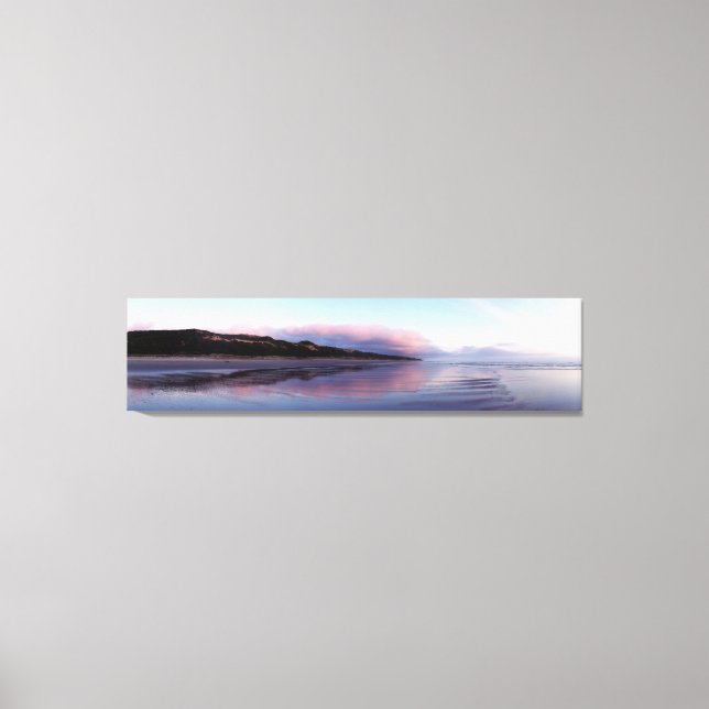 Panoramic Ocean Sunset Canvas Art (Framsida)