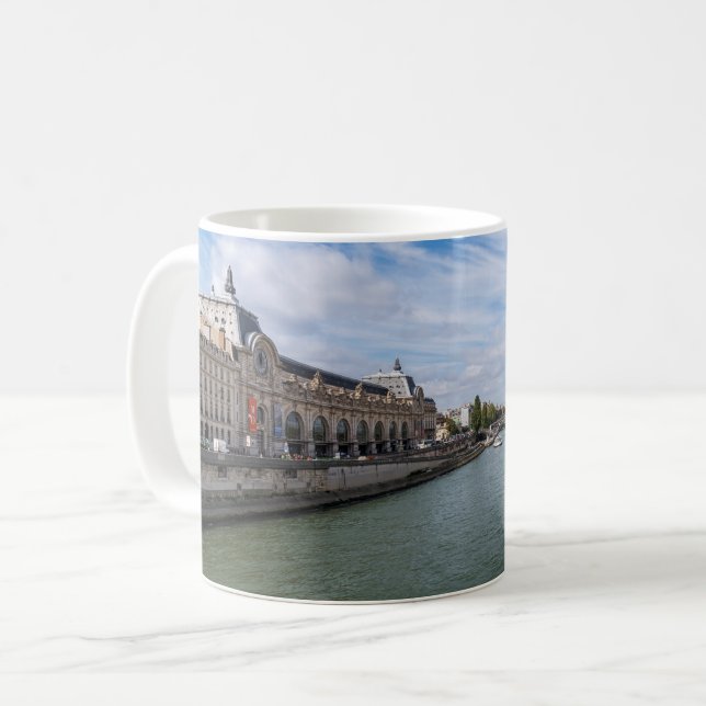 Panoramic of Musee d'Orsay from Pont Royal - Paris Kaffemugg (Framsida vänster)