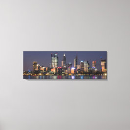 Panoramic Perth City Skyline Canvas