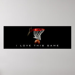 Panoramisk basket Poster i Kärlek det här spelet