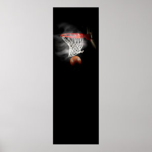 Panoramisk basketboll Poster