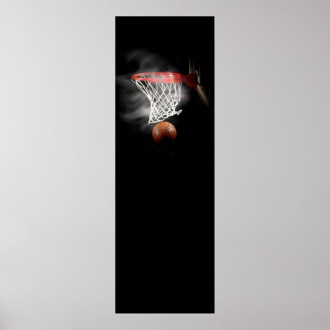 Panoramisk basketboll Poster (Framsidan)