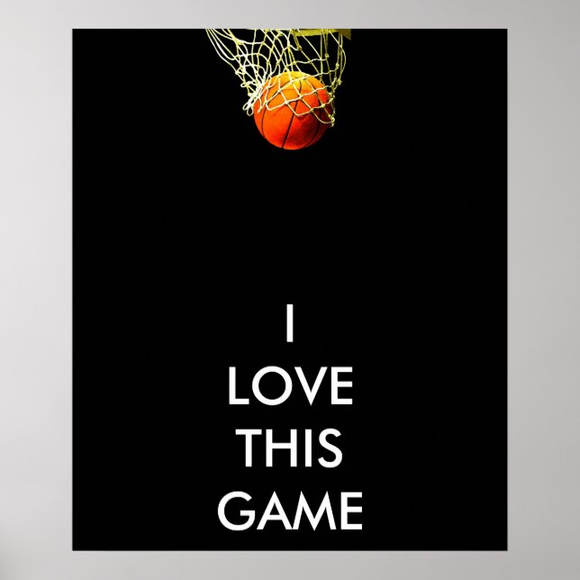 Panoramisk basketboll Poster (Framsidan)